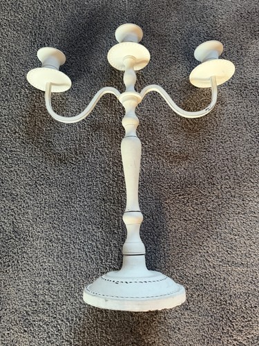 Vintage heavy white - , painted