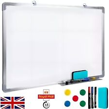 MAGNETIC WHITEBOARD SMALL LARGE WHITE BOARD DRY WIPE NOTICE OFFICE SCHOOL HOME