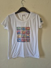 Vintage Keith Haring Pop Shop Pop Art T Shirt Graphic Tee Size 10 12 White