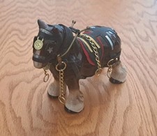 Vintage Melba Ware Ceramic Shire Horse Figurine 5.5 Inch