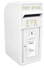 Wedding ER Post Box White for