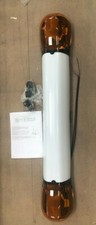 Light Bar - Amber 1250mm 12V 2 x Rotator With White Illuminated Centre (Britax)