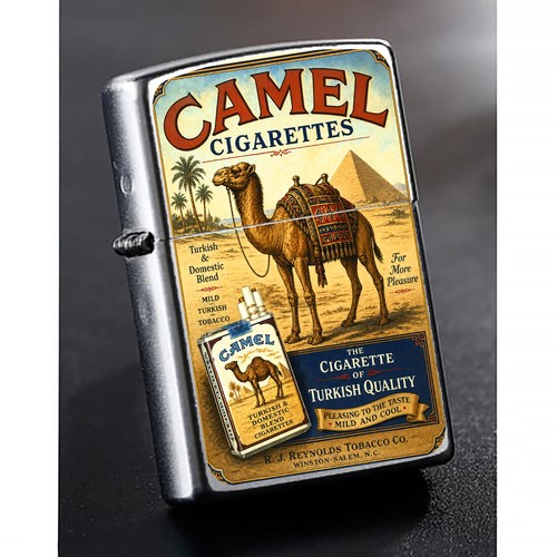 Camel zippo lighter - zippo, classic