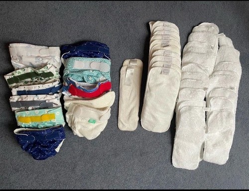 Reusable nappies bundle - nappies,