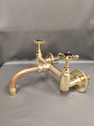 Brass copper kitchen mixer - brass,