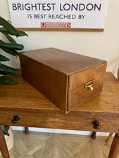 Vintage Card File Single