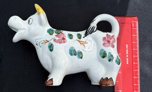 Vintage cow milk cream jug - cow,