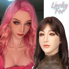 Realistic Silicone Female Face