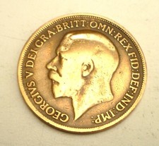 1916 George V One Penny Coin