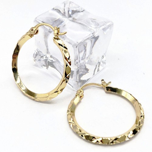 9ct yellow gold creole - 9ct,