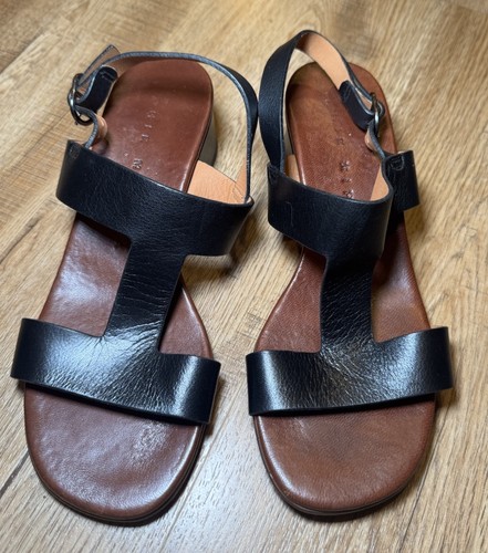 Chie mihara black thick strap - chie,