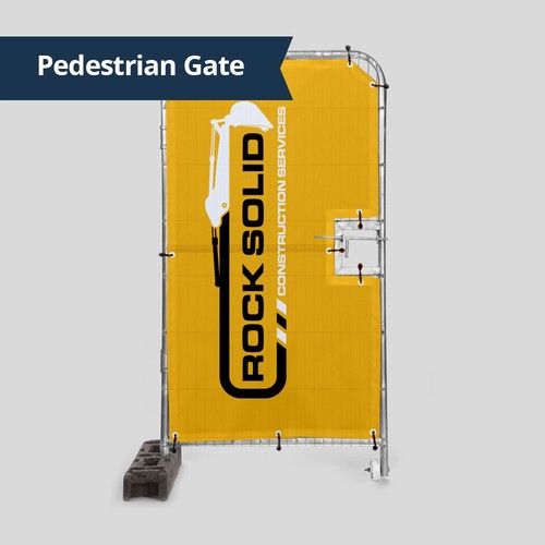Custom printed heras - custom, fence