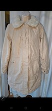 Beige Showerproof Quilted Coat