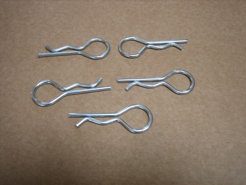 Retaining clips set five - set,