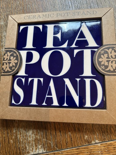Ceramic teapot stand - ceramic,