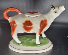 Vintage / Antique Staffordshire Ware Cow Creamer Jug