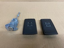 RENAULT CLIO MK5 DRIVER FRONT DOOR LOCK BARREL + REMOTE KEY  2020 - 2025   C4360