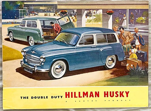 Hillman husky brochure c1956 - hillman,