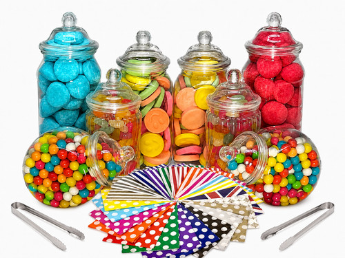 Plastic sweet table - sweet, 8