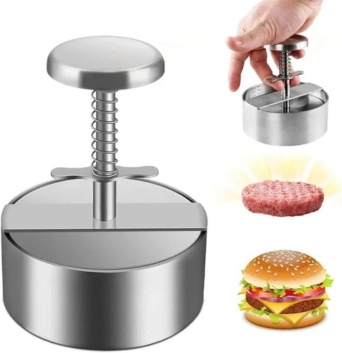 Hamburger meat press patty - meat,