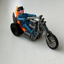 Hot Wheels Rrrumblers Torque Chop With Orange Seat, Blue Rider, Black Top Hat