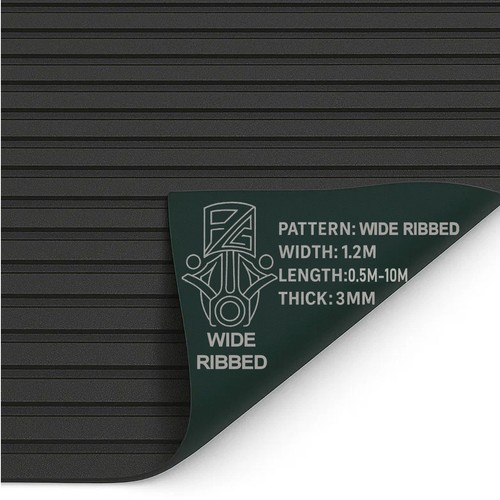 Heavy duty wide - heavy, ribbed