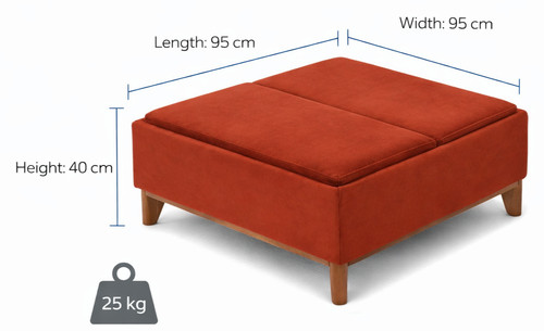 Storage otterman coffee table - otterman,