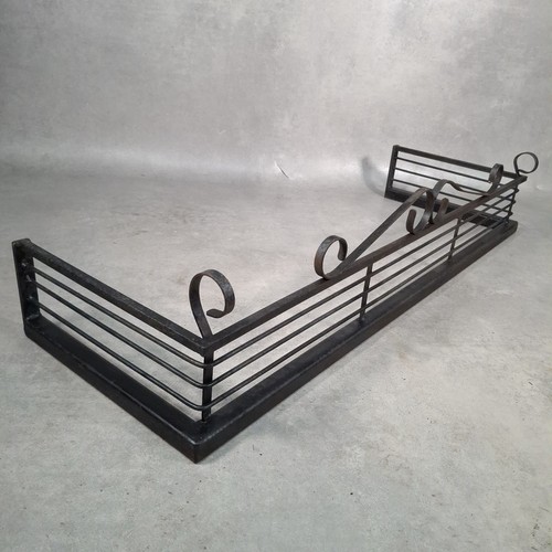 Vintage wrought iron fireplace - vintage,