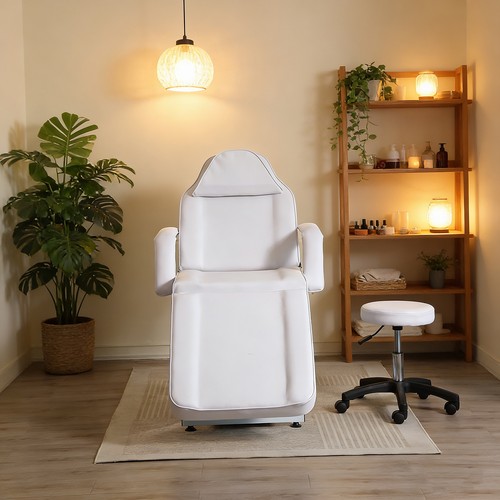 Beauty bed stool adjustable - w/stool,