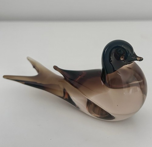 Murano glass bird swallow - murano,