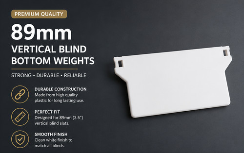 89mm vertical blind bottom - 89mm,