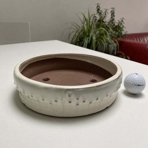 Round bonsai pot - bonsai,