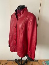 Lambs Leather Womens Red