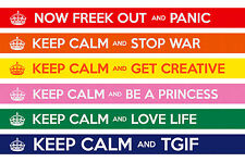 KEEP CALM SATIN Lanyard Neck