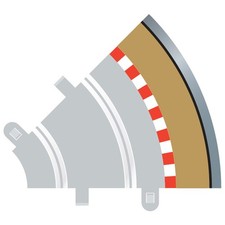 SCALEXTRIC C8240 4x Radius 1