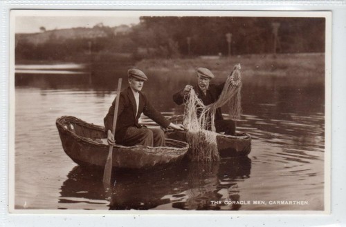 The coracle men carmarthen - coracle,