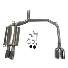 BMW 5 Series E60 & E61 523i 530i Performance Exhaust Muffler with Tips M5 Style