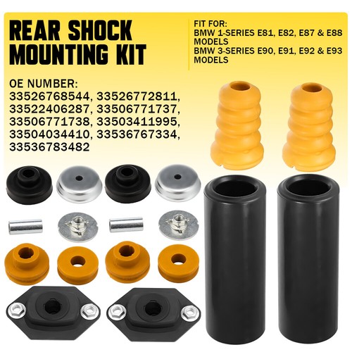 Rear suspension shock strut - rear,