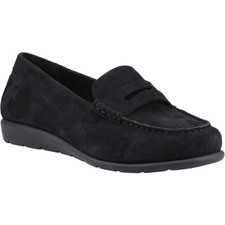 Hush Puppies Shelby Suede Slip On Ladies Shoes