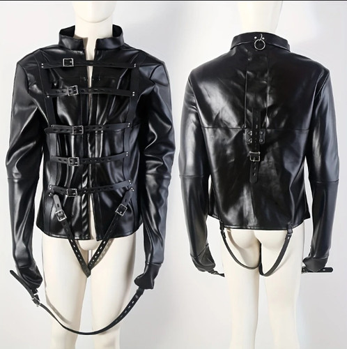 Couples leather armbinder - leather,
