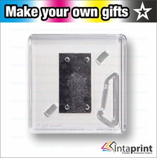 Blank Acrylic FM02 Square Fridge Magnet Stand Personalise FS02 Photo 58 x 58mm.