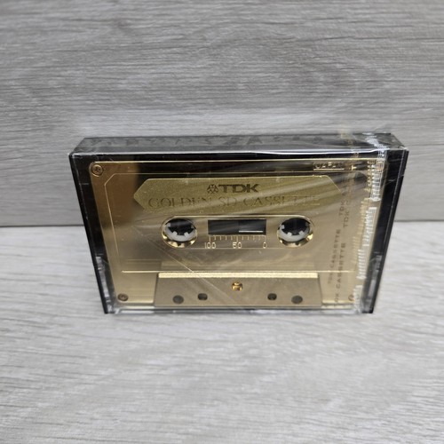 Tdk golden cassette scarce - tdk,
