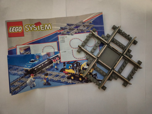 Lego rail railroad crossing - rail,