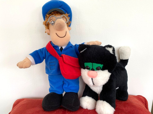 Postman pat with red mail - with,