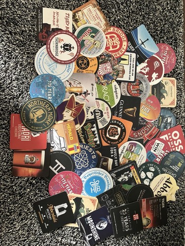 Assorted beer mats - x, all