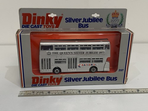 Dinky silver jubilee bus - silver,