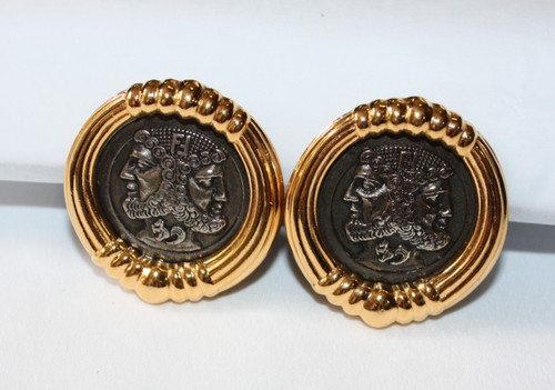 Vintage fendi janus - roman, coin