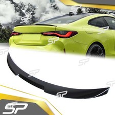 Gloss Black Rear Spoiler Spoiler Lip For BMW 4 Series G22 Coupe 430i M440i 2021+