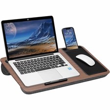 Lap Desk Tray For Laptop Table In Bed Cushion Stand Mouse Pad Tablet Phone Slot