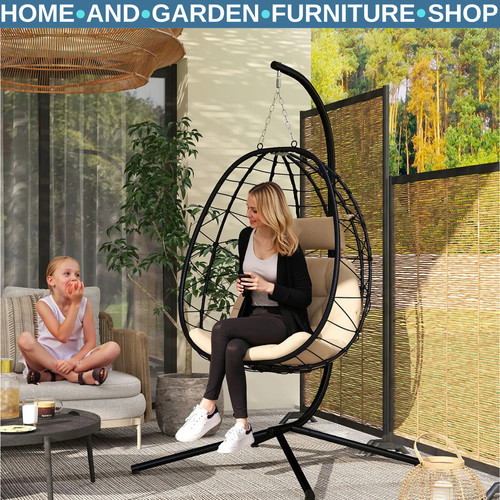 Hanging egg chair indoor - chair,
